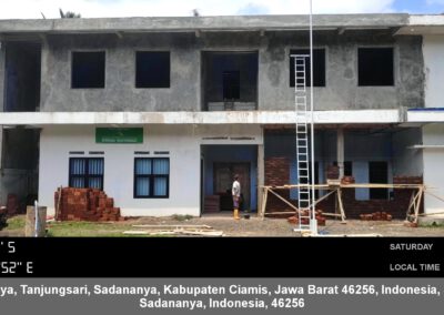 Desa Tanjungsari Laksanakan Kegiatan Renovasi Kantor Desa dari BANPROV TA. 2020