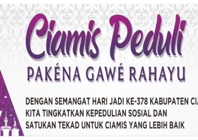 Hari Jadi ke-378 Tahun, Ciamis Peduli