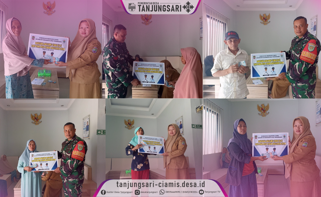 Menjaga Amanah Berkelanjutan, Pemdes Tanjungsari Salurkan BLT Dana Desa Triwulan III Tepat Waktu