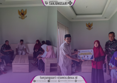 Pemerintah Desa Tanjungsari Salurkan BLT Dana Desa Triwulan I Tahun 2026