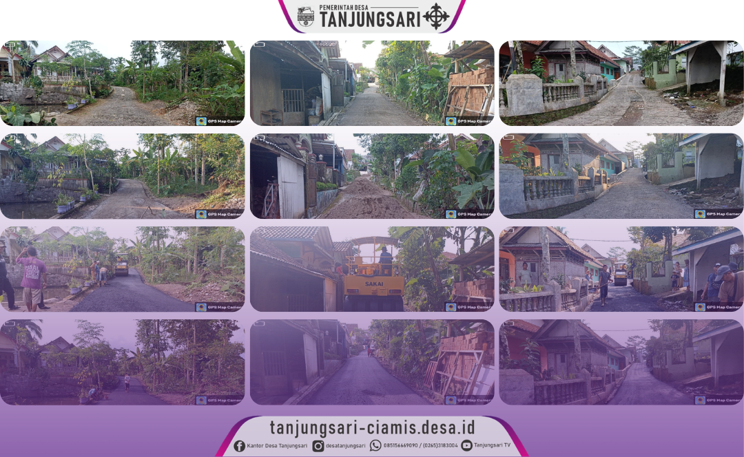 Tingkatkan Mobilitas Warga, Pemerintah Desa Tanjungsari Rampungkan Pengaspalan Jalan Cukanguncal