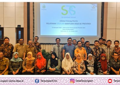 Pelatihan Usulan Bantuan Desa ke Provinsi