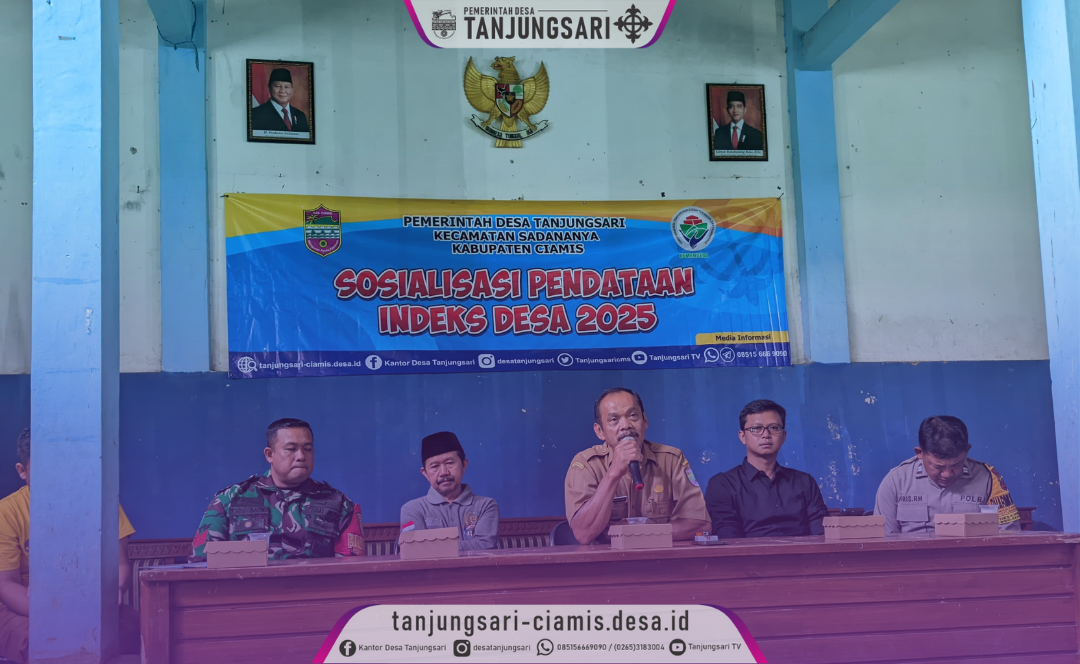Sosialisasi Indeks Desa 2025 Digelar di Desa Tanjungsari, Tingkatkan Pemahaman Indeks Desa