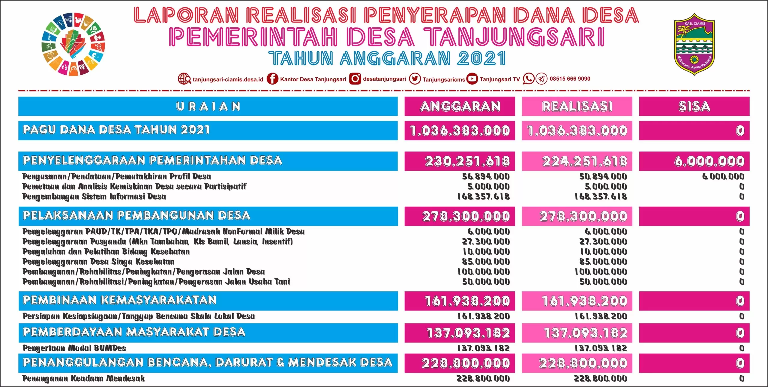 Peluang E-Government untuk Transparansi Desa Tanjungsari