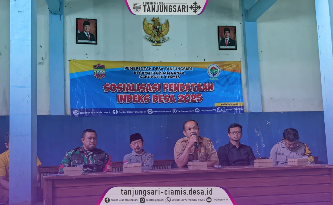 Sosialisasi Indeks Desa 2025 Digelar di Desa Tanjungsari, Tingkatkan Pemahaman Indeks Desa